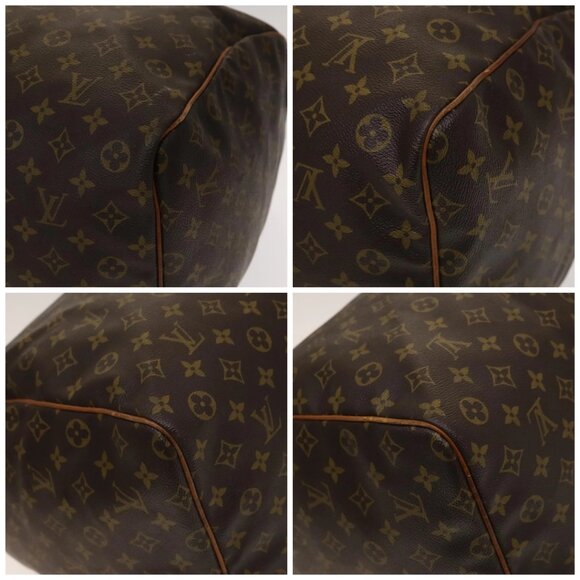 LOUIS VUITTON Monogram Keepall 60 Boston Bag M41422 LV Auth 136866 - Picture 14 of 16